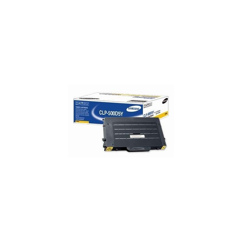 Toner Laser Samsung CLP500D5Y Jaune, Toner Express : achat en ligne de Toner Laser Samsung CLP500D5Y Jaune pour imprimante
