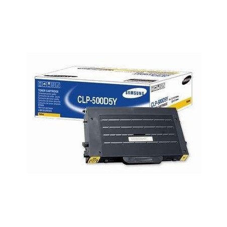 Toner Laser Samsung CLP500D5Y Jaune, Toner Express : achat en ligne de Toner Laser Samsung CLP500D5Y Jaune pour imprimante