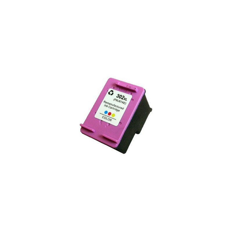 Cartouche d'encre Générique tri-color pour HP officejet 3830 (N°302XL)