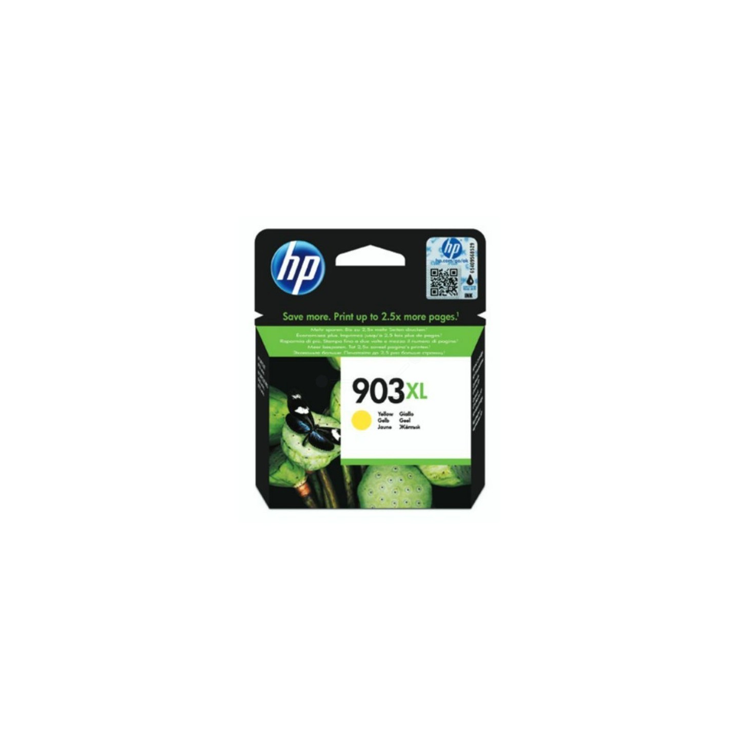Cartouche jet d'encre Jaune Haute Capacité HP pour Office Jet Pro 6960 / 6970 ....(N°903XL)