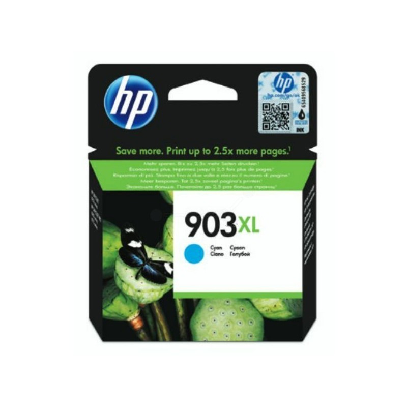 Cartouche jet d'encre Cyan Haute capacité HP pour Office Jet Pro 6960 / 6970 ....(N°903XL)