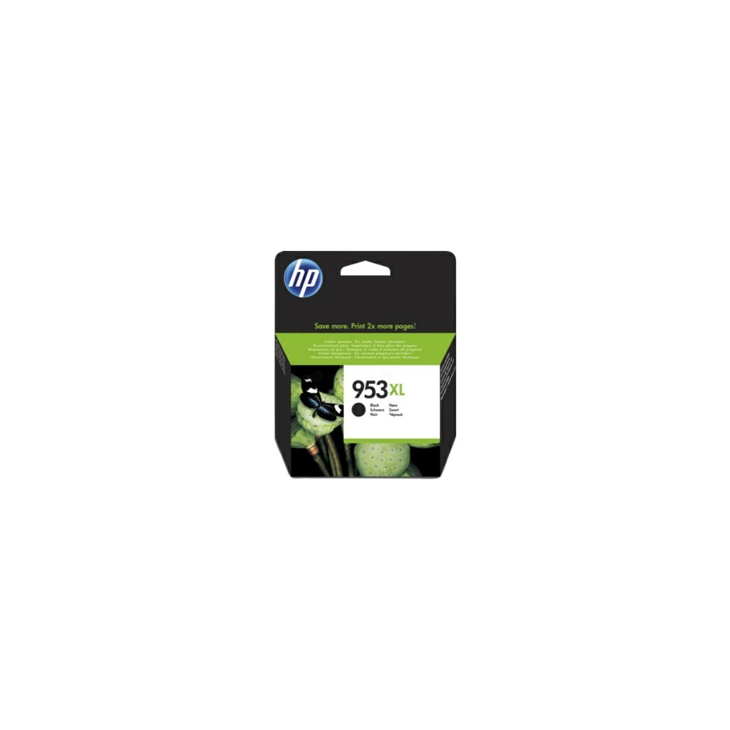 Cartouche jet d'encre Noir Haute capacité HP pour Office Jet Pro 8210/ 8720/ 8740 ... (N°953XL)