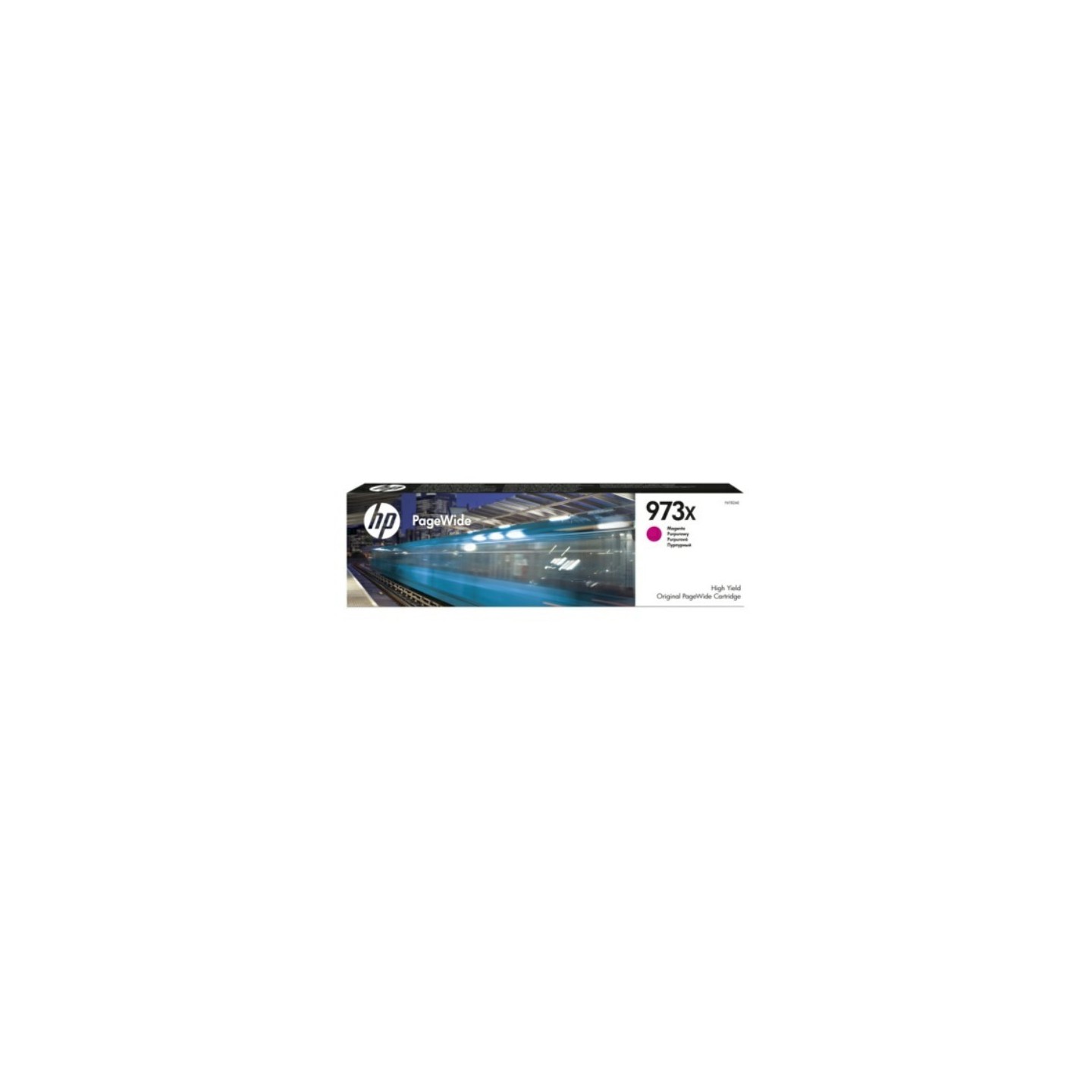 Cartouche jet d'encre Magenta Haute Capacité HP pour PageWide : Pro 452dw / 477dw ....(N°973X)