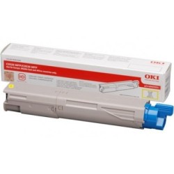 Toner jaune Oki haute capacité pour multifonction C3520MFP / C3530MFP / MC360MFP (43459369), Toner Express : achat en ligne de T