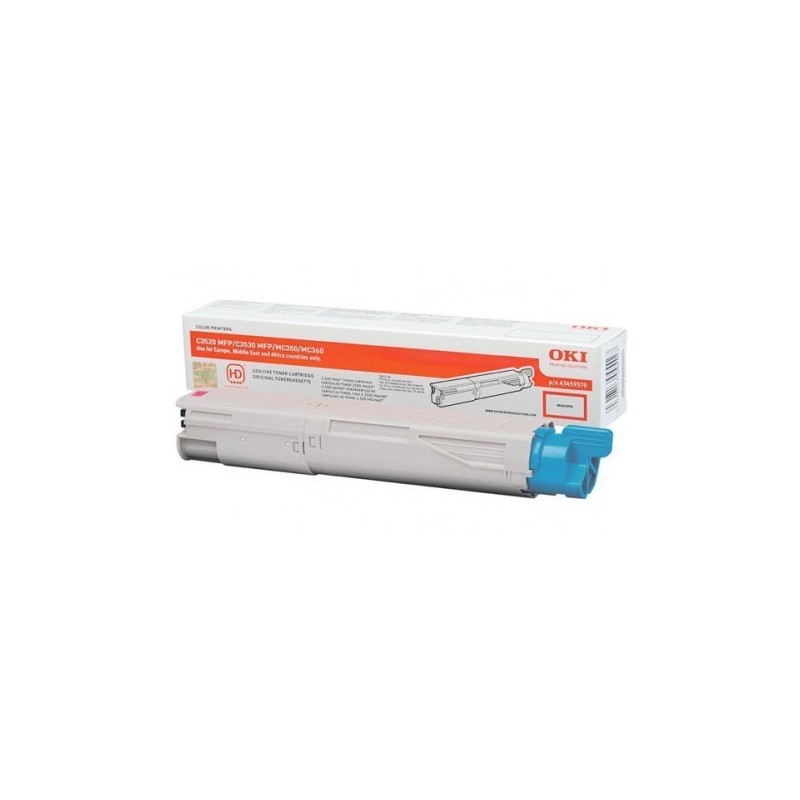 Toner magenta Oki haute capacité pour multifonction C3520MFP / C3530MFP / MC360MFP (43459370), Toner Express : achat en ligne de