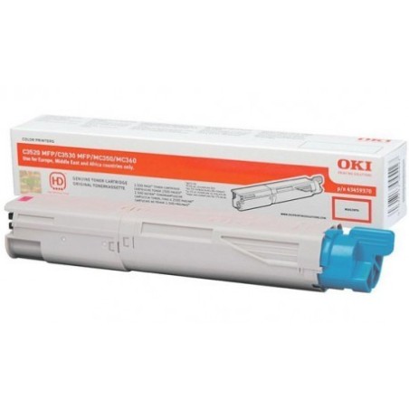 Toner magenta Oki haute capacité pour multifonction C3520MFP / C3530MFP / MC360MFP (43459370), Toner Express : achat en ligne de