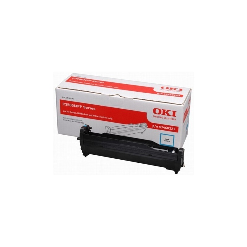 Tambour cyan Oki pour multifonction C3520MFP / C3530MFP / MC360MFP, Toner Express : achat en ligne de Tambour cyan Oki pour mult