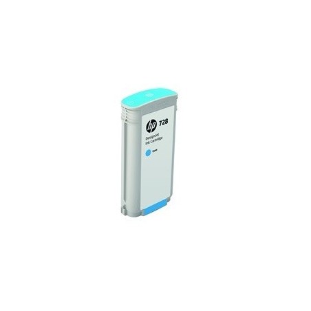 Cartouche d'encre Cyan Haute Capacité HP Designjet T730 / T830 (N°728)