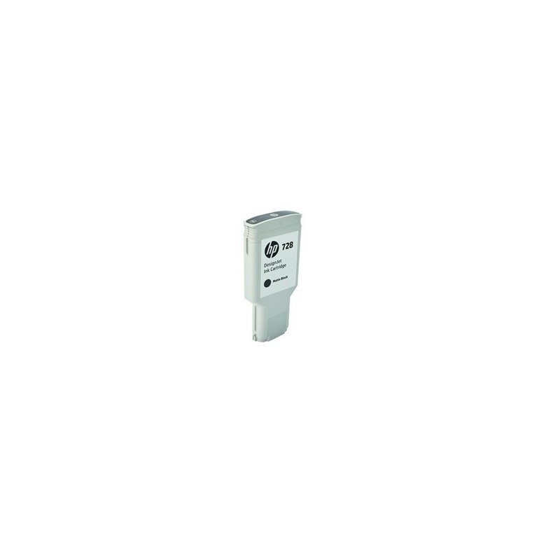 Cartouche d'encre Noir Mat Haute Capacité HP Designjet T730 / T830 (N°728)