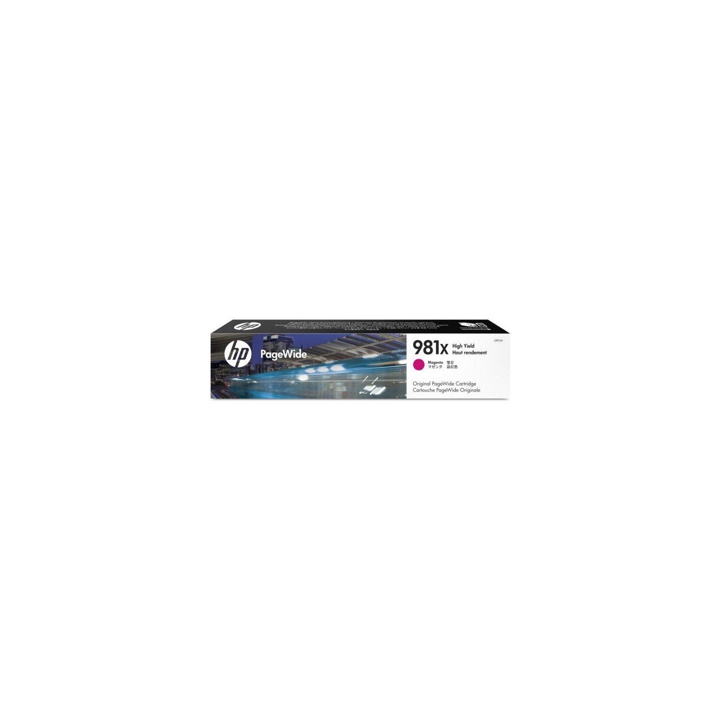 Cartouche jet d'encre Magenta Haute Capacité HP pour PageWide Enterprise 556 dn / xh ... (N°981X)