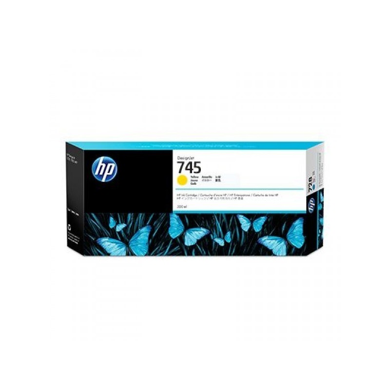 Cartouche d’encre HP DesignJet Z2600 / Z5600 Jaune Haute Capacité (N°745), 300ml