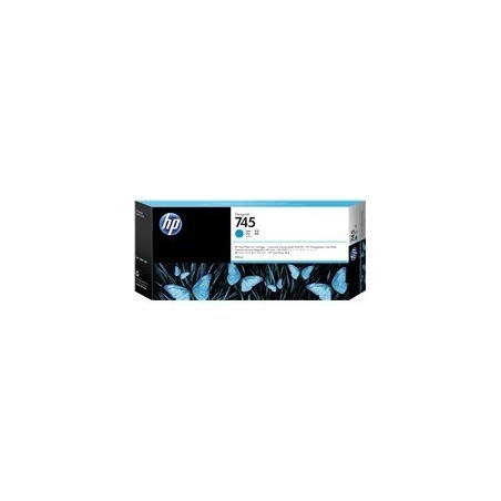 Cartouche d’encre HP DesignJet Z2600 Cyan Haute Capacité (N°745), 300ml