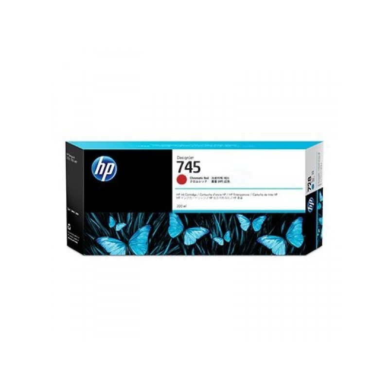 Cartouche d’encre HP DesignJet Z5600 Rouge Chromatique (N°745), 300ml