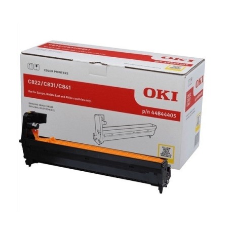Tambour jaune Oki pour C822 / C831 / C841, Toner Express : achat en ligne de Tambour jaune Oki pour C822 / C831 / C841 pour impr