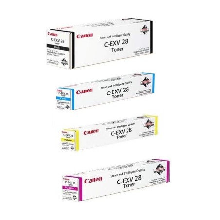 Pack de 4 toners Canon pour IRC 5045i / 5051 / 5051i  (C-EXV28), Toner Express : achat en ligne de Pack de 4 toners Canon pour I