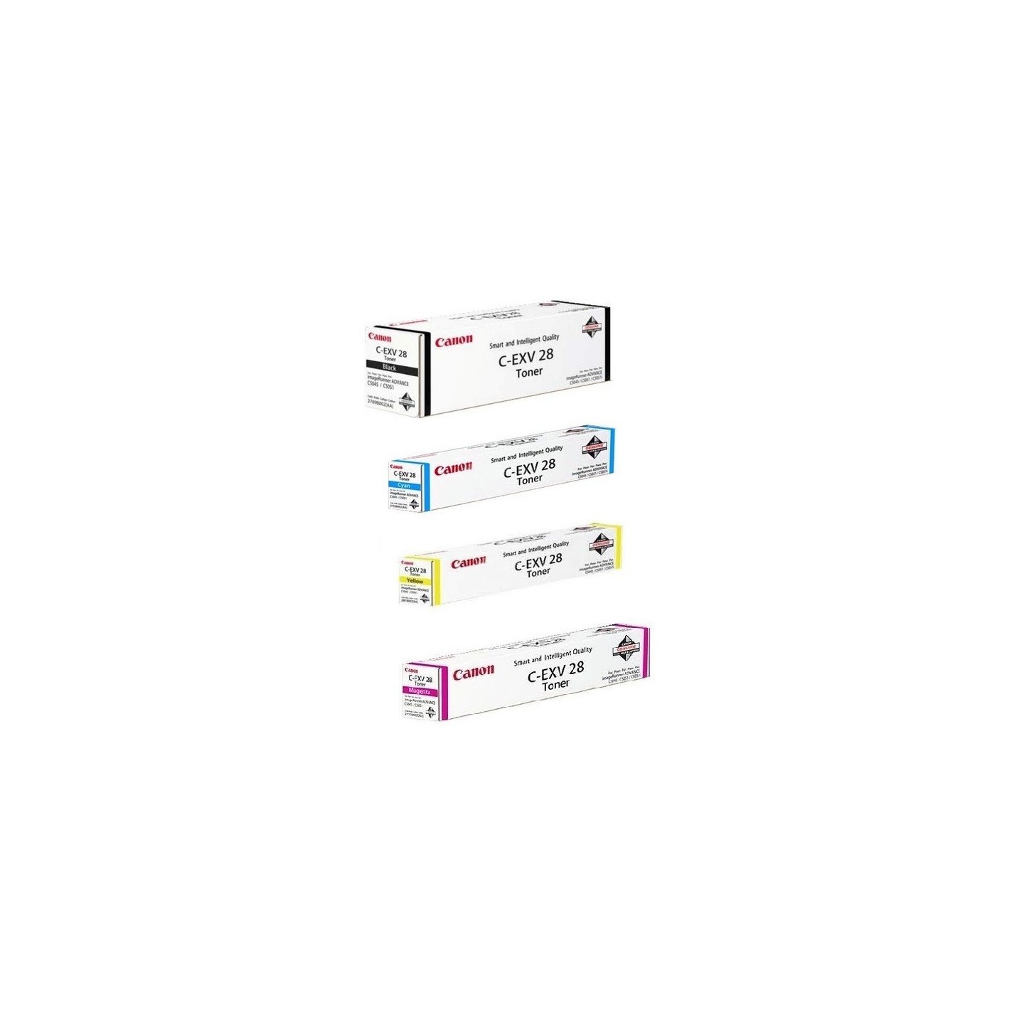 Pack de 4 toners Canon pour IRC 5045i / 5051 / 5051i  (C-EXV28), Toner Express : achat en ligne de Pack de 4 toners Canon pour I