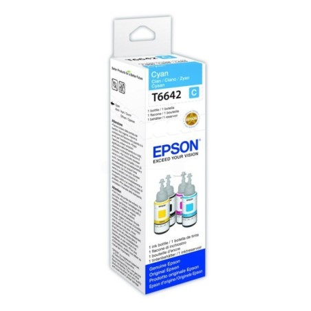C13T66424A : Cartouche Encre Cyan EPSON pour EcoTank ET-14000/ ET-2500/ L100 ...(C13T664240)