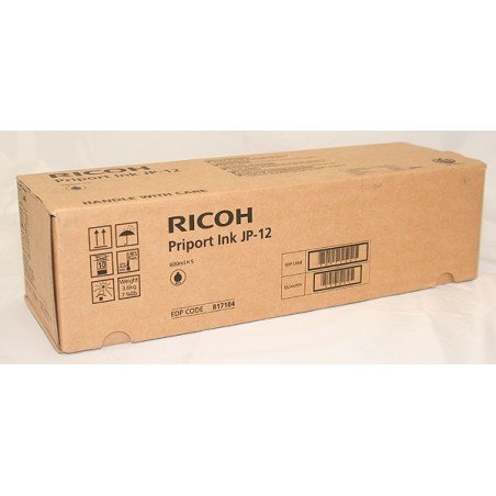 Pack 5 encres noir Ricoh pour JP1210/ 1250/ DX 3240 (JP-12), Toner Express : achat en ligne d'encre noir Ricoh 