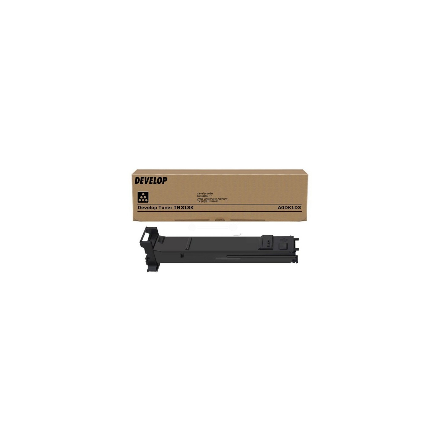 Toner noir Develop pour Inéo +20 / +20P / +31P (TN-318), Toner Express : achat en ligne de Toner noir Develop pour Inéo +20 / +2