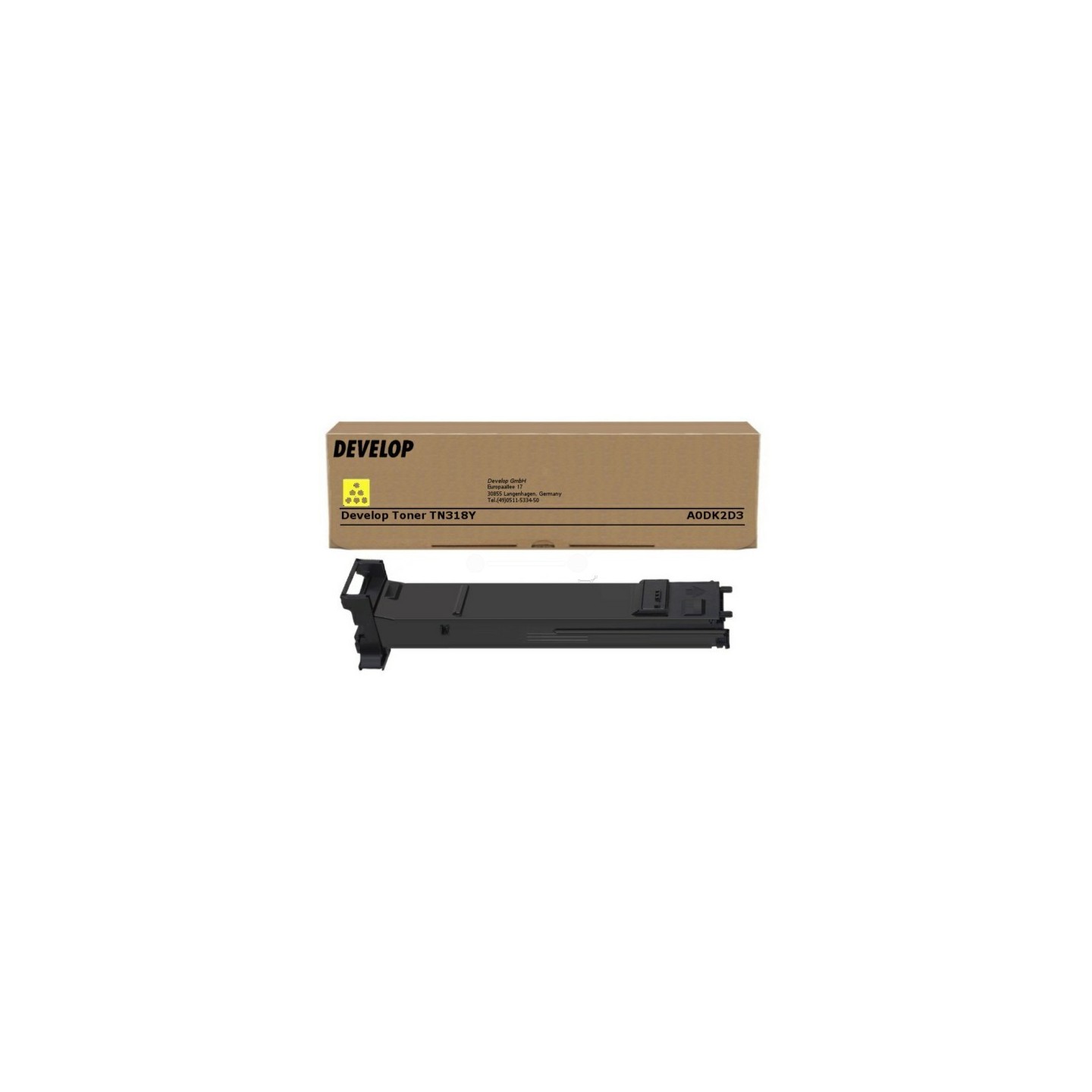 Toner jaune Develop pour Inéo +20 / +20P / +31P (TN-318), Toner Express : achat en ligne de Toner jaune Develop pour Inéo +20 / 