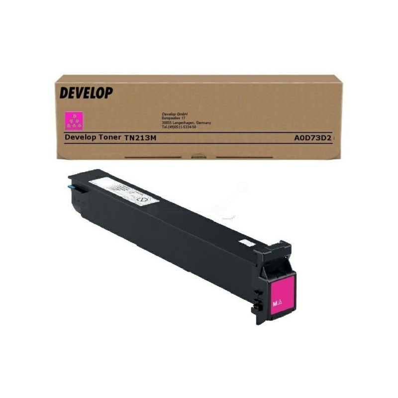Toner magenta Develop pour Ineo +203 / +253 (A0D73D2), Toner Express : achat en ligne de Toner magenta Develop pour Ineo +203 / 