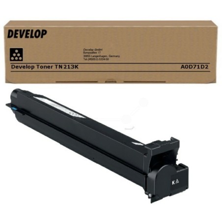 Toner noir Develop pour Ineo +203 / +253 (A0D71D2), Toner Express : achat en ligne de Toner noir Develop pour Ineo +203 / +253 (