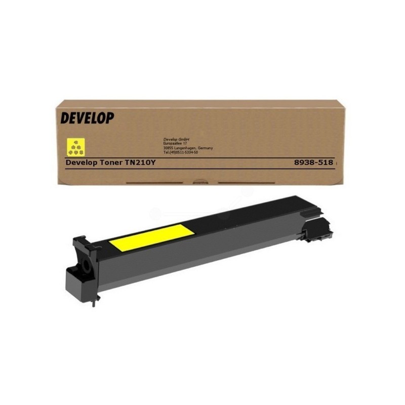 Toner Develop TN-210 Yellow 12k (8938518) (8938-518) pour Inéo+250 / Inéo+250P