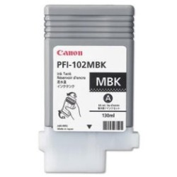 Encre noir mat Canon pour IPF500 / IPF600 / IPF700 (PFI-102MBK), Toner Express : achat en ligne de Encre noir mat Canon pour IPF