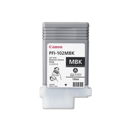 Encre noir mat Canon pour IPF500 / IPF600 / IPF700 (PFI-102MBK), Toner Express : achat en ligne de Encre noir mat Canon pour IPF