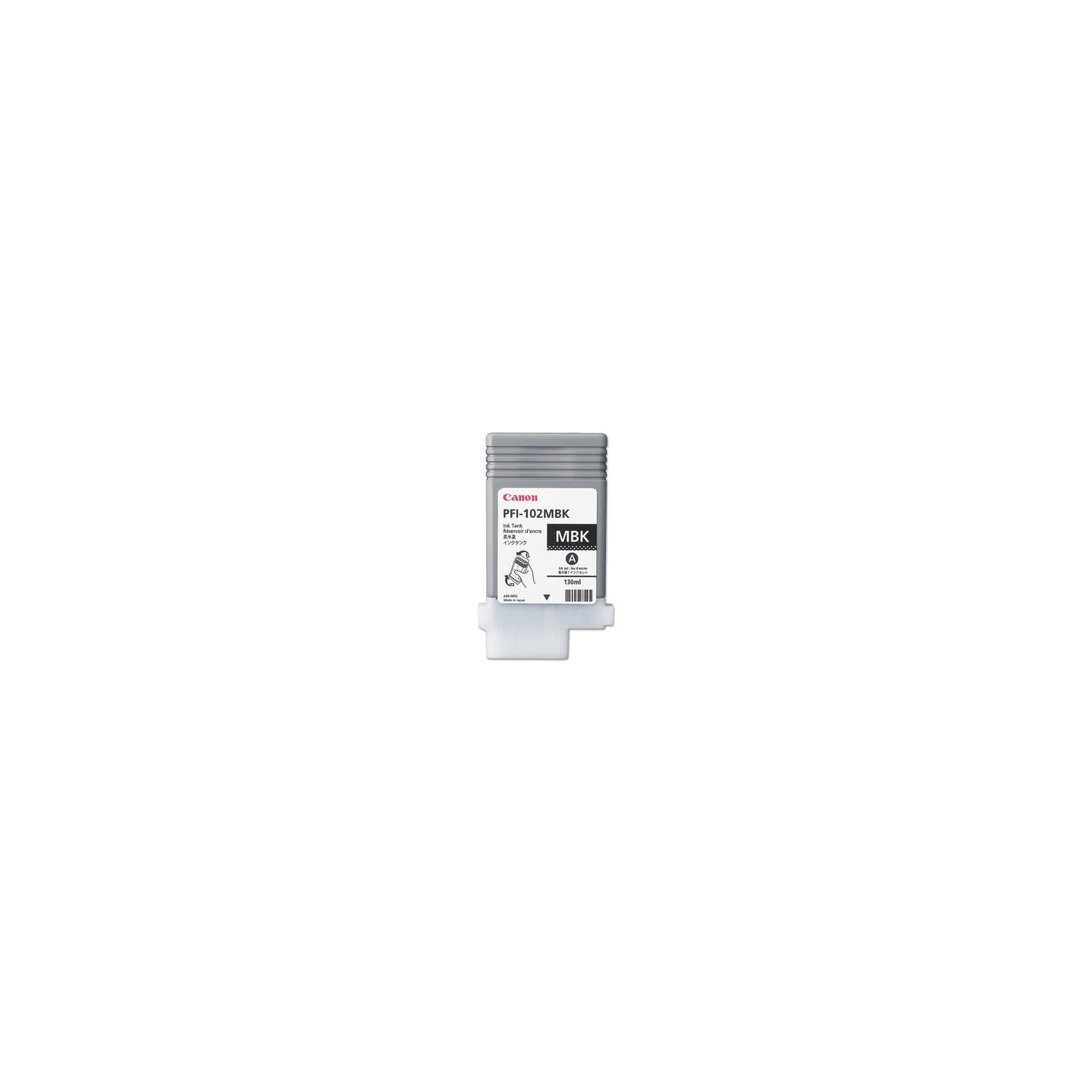 Encre noir mat Canon pour IPF500 / IPF600 / IPF700 (PFI-102MBK), Toner Express : achat en ligne de Encre noir mat Canon pour IPF