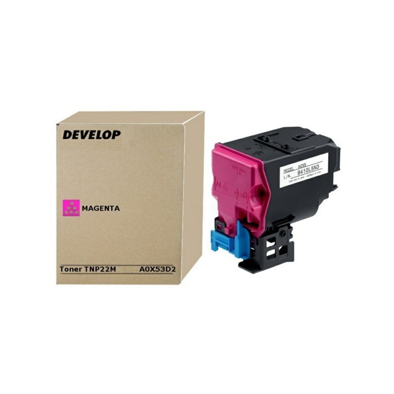 Cartouche Toner Magenta Develop pour Ineo+35 /+35p ...(TNP-22M)