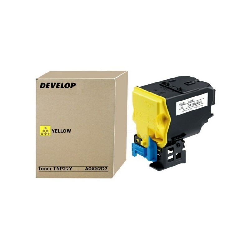 Cartouche Toner Yellow Develop pour Ineo+35 /+35p ...(TNP-22Y)