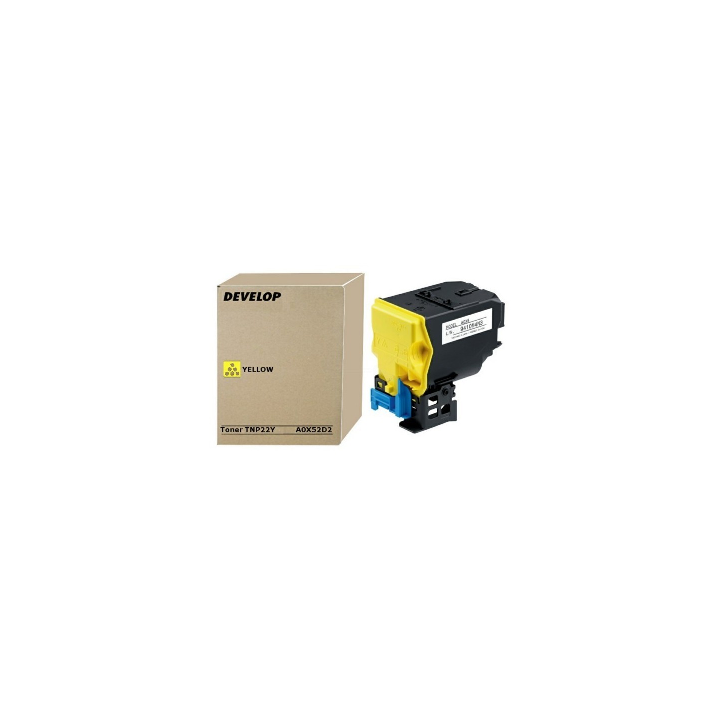 Cartouche Toner Yellow Develop pour Ineo+35 /+35p ...(TNP-22Y)