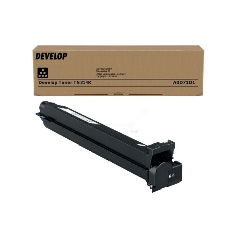 Toner noir Develop pour ineo +353/+355 (TN314K), Toner Express : achat en ligne de Toner noir Develop pour ineo +353/+355 