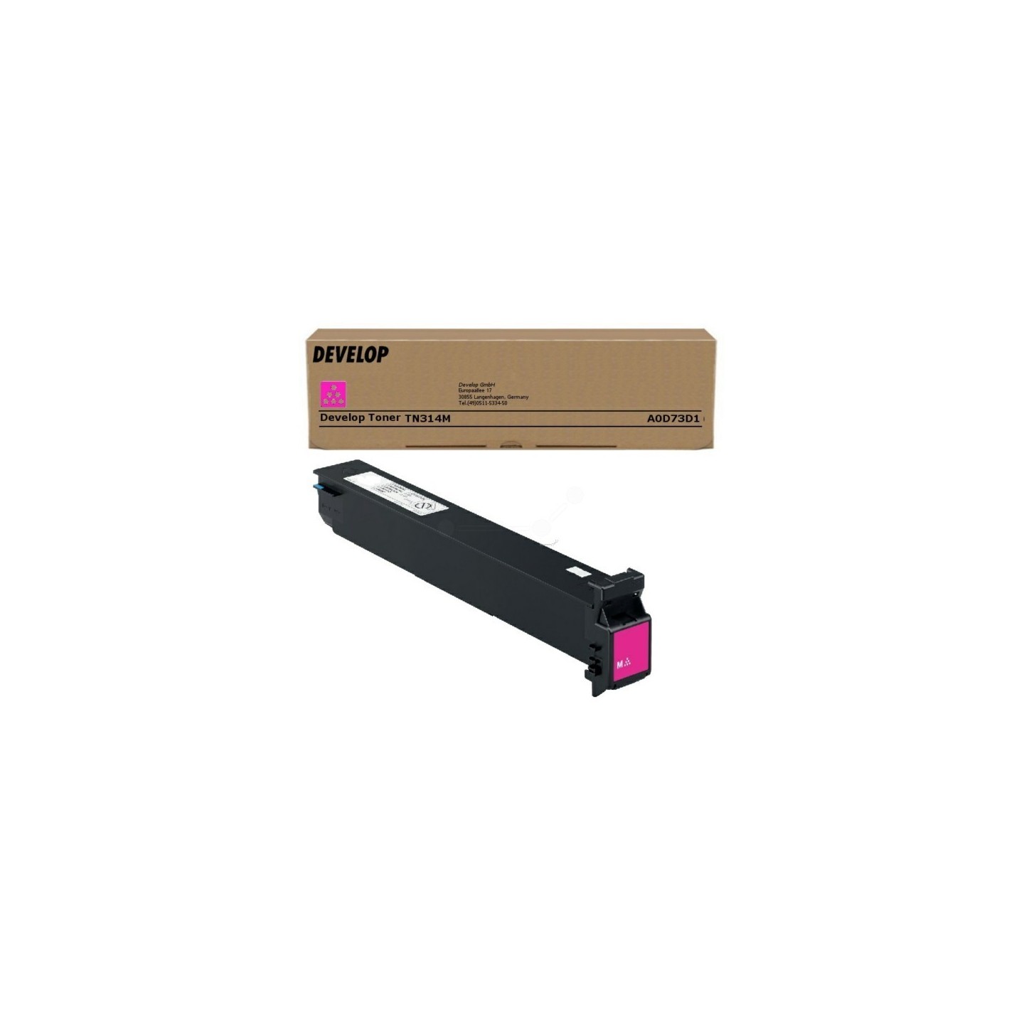 Toner magenta Develop pour ineo +353/+355 (TN314M), Toner Express : achat en ligne de Toner magenta Develop pour ineo +353/+355