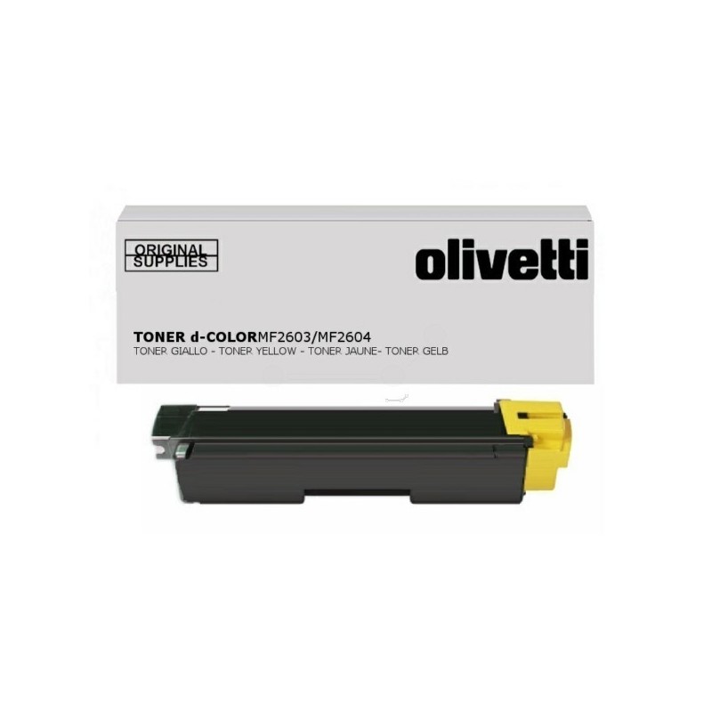 Toner Yellow Olivetti pour D-color MF2603, MF2604, ....