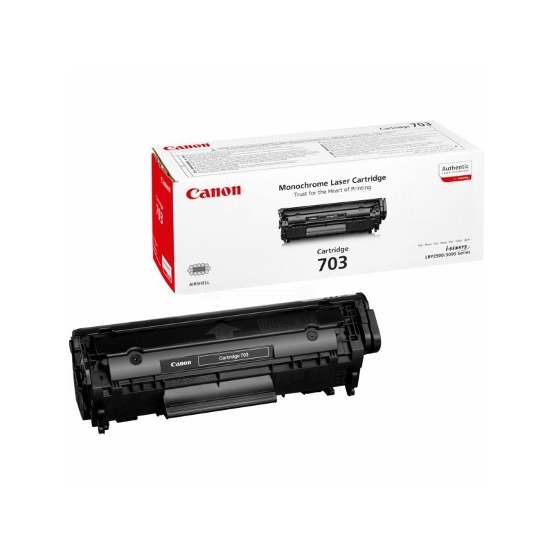 Cartouche Toner Noir CANON EP-703 (7616A005), Toner Express : achat en ligne de Toner CANON noire EP-703 