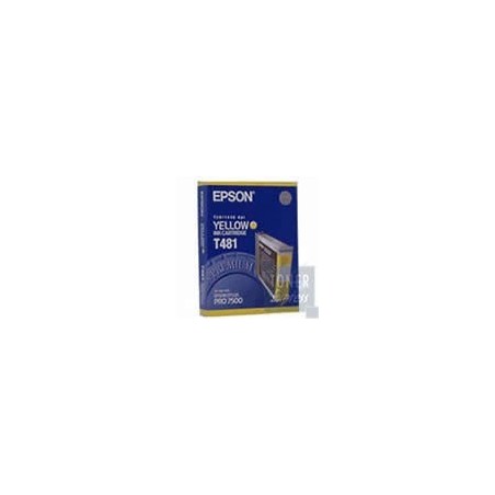 Cartouche Encre Jaune EPSON (T481), Toner Express : achat en ligne de Cartouche Encre Jaune EPSON (T481) pour imprimante