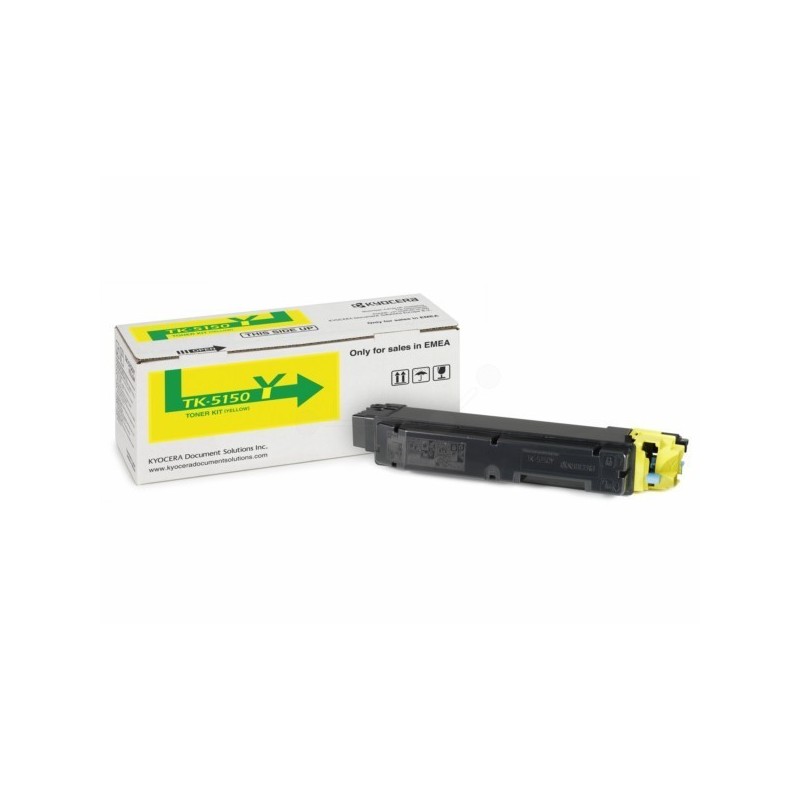 Toner Jaune pour Kyocera Ecosys M6035 / P6035..... (TK-5150Y), Toner Express : achat en ligne de Toner Jaune pour Kyocera Ecosys