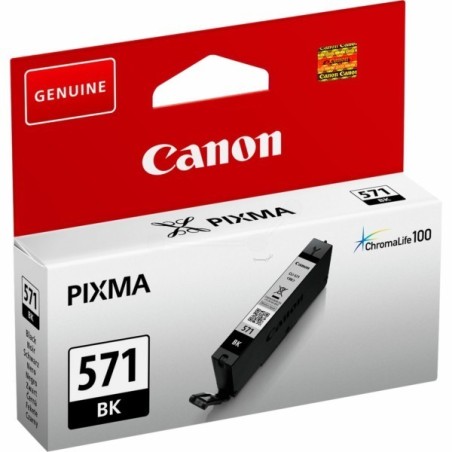 Cartouche Encre Noire Photo (CLI-571BK ) pour Canon Pixma MG 5750 / MG 6850..., Toner Express : achat en ligne de Cartouche Encr