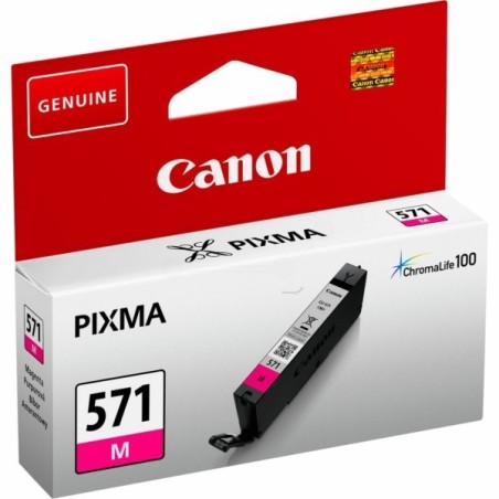 Cartouche Encre Magenta (CLI-571M ) pour Canon Pixma MG 5750 / MG 6850..., Toner Express : achat en ligne de Cartouche Encre Mag