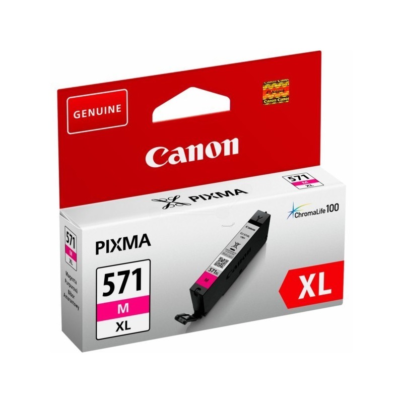 Cartouche Encre Magenta Haute capacité (CLI-571M XL) pour Canon Pixma MG 5750 / MG 6850..., Toner Express : achat en ligne de Ca