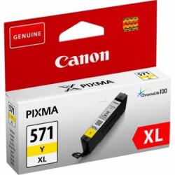 Cartouche Encre Jaune Haute capacité (CLI-571Y XL) pour Canon Pixma MG 5750 / MG 6850..., Toner Express : achat en ligne de Cart