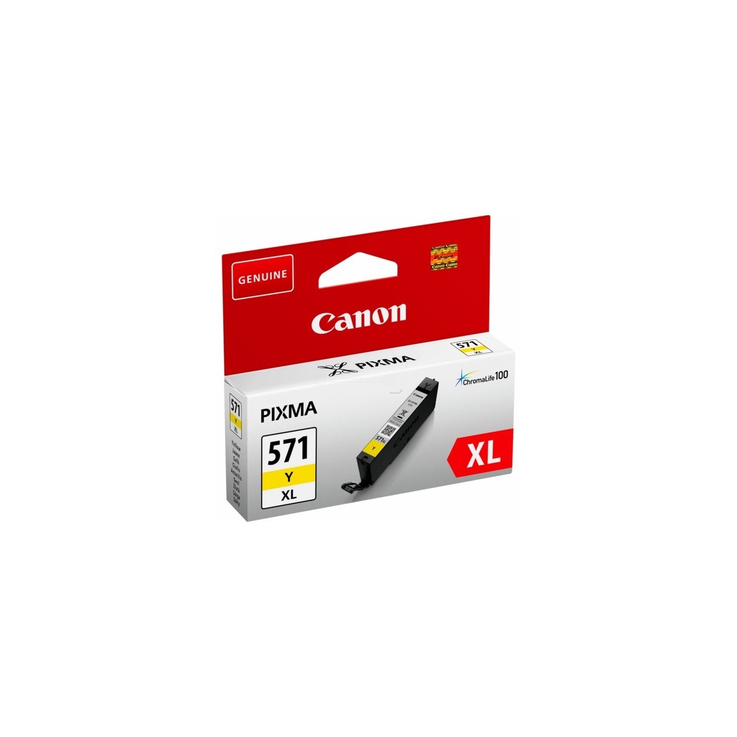 Cartouche Encre Jaune Haute capacité (CLI-571Y XL) pour Canon Pixma MG 5750 / MG 6850..., Toner Express : achat en ligne de Cart