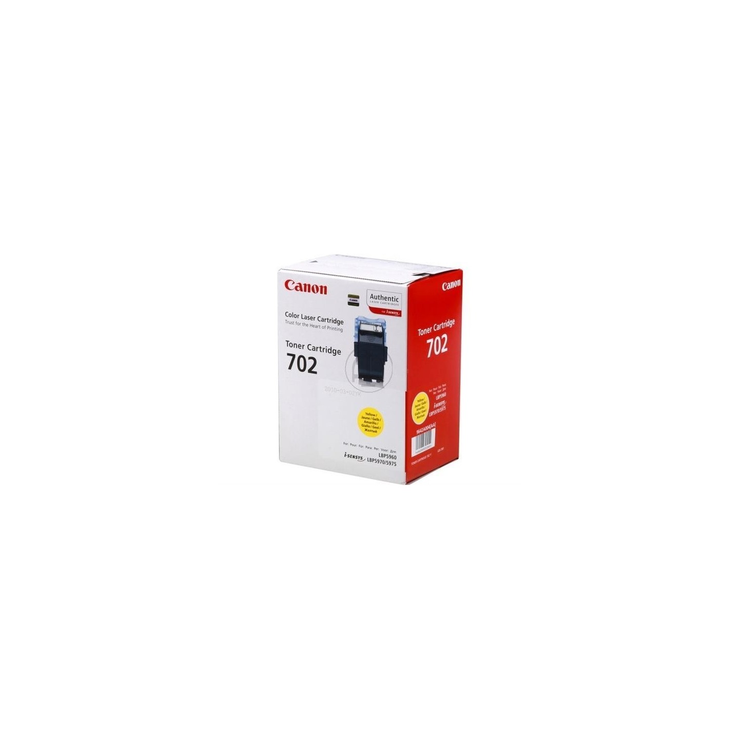 Toner jaune Canon EP-702 pour lbp 5960 / 5970 / 5975, Toner Express : achat en ligne de Toner jaune Canon EP-702 pour lbp 5960 /