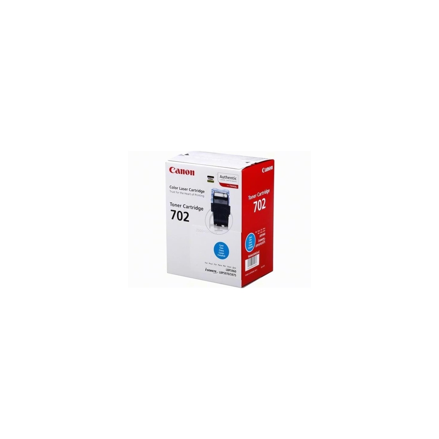 Toner cyan Canon EP-702 pour lbp 5960 / 5970 / 5975, Toner Express : achat en ligne de Toner cyan Canon EP-702 pour lbp 5960 / 5