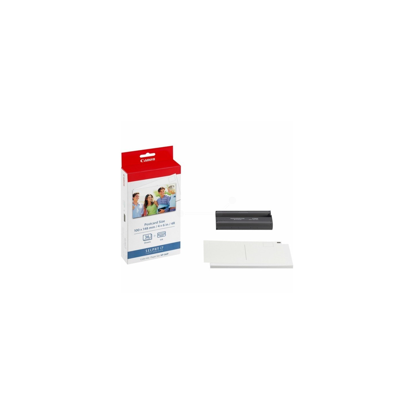 Encre + papier Canon KP-36IP pour Selphy CP100 / 200 / 300 / 720 / 730, Toner Express : achat en ligne de Encre + papier Canon K
