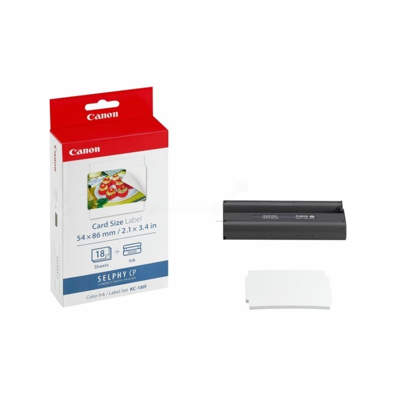 Cartouche d'Imprimante/Kit de Papiers Canon KC-18IF - Cartouche, Feuille C/M/Y, Toner Express : achat en ligne de Cartouche d'Im