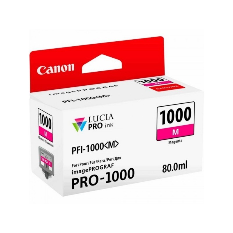 Cartouche Jet d'encre Magenta CANON (80ml) pour Imprimante Jet d'encre - Capacité 3755 pages