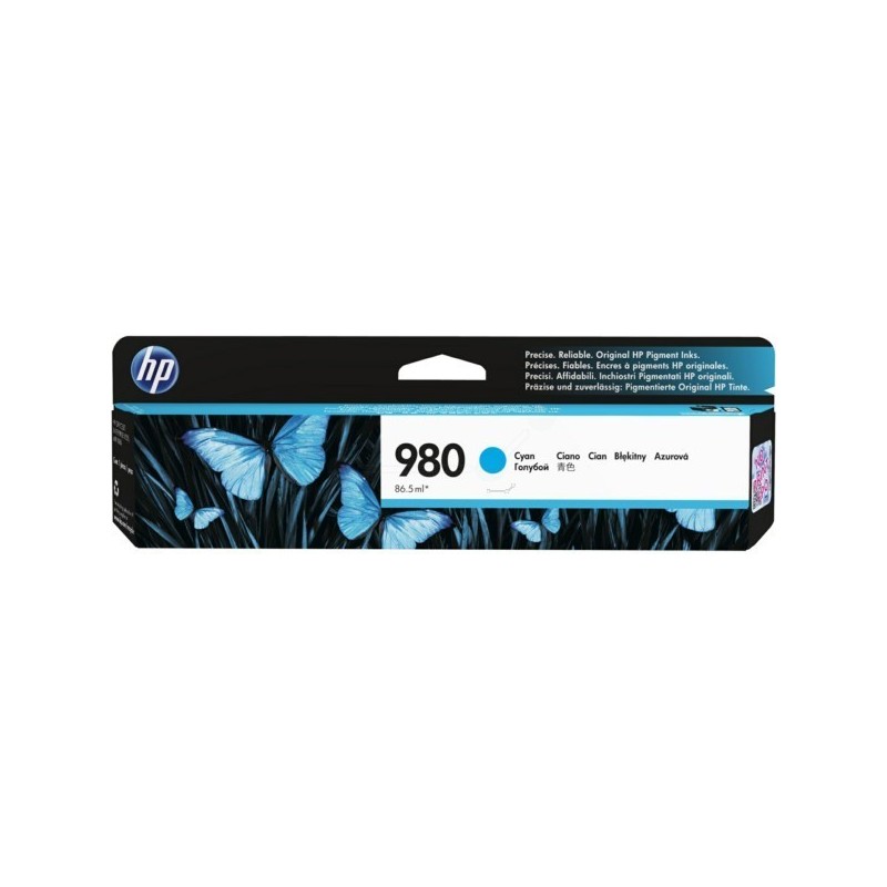 Cartouche d'encre cyan HP pour Officejet X555DN/ X585DN (n°980), Toner Express : achat en ligne de Cartouche d'encre cyan HP pou